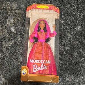 Barbie Moroccan Doll in Vibrant Pink and Orange